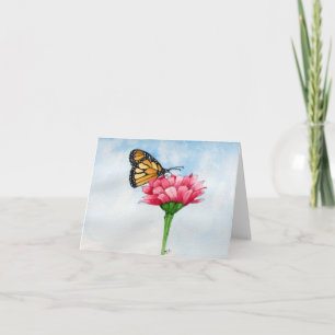 Cartão Monarch Butterfly Note Card