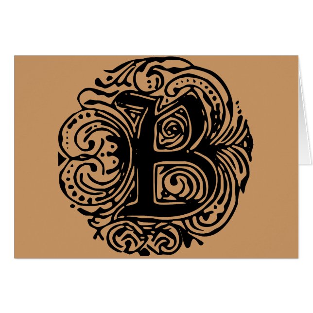 Cartão Monarchia Black "B" (Frente Horizontal)