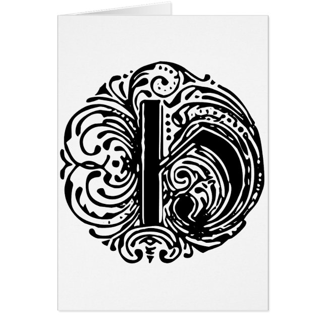 Cartão Monarquia - Letra "H" (Frente)