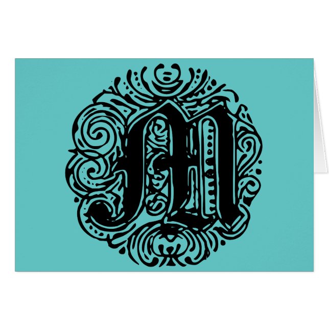 Cartão Monarquia "M" (Frente Horizontal)