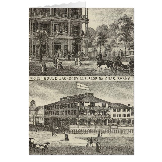 Cartão Moncrief House, Jacksonville (Frente)