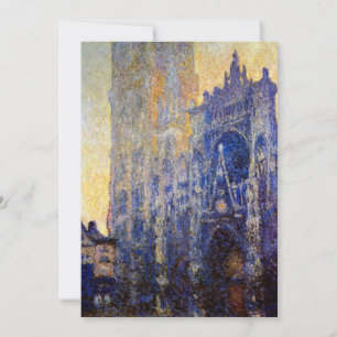 Cartão Monet - Catedral de Rouen, Efeito Manhã