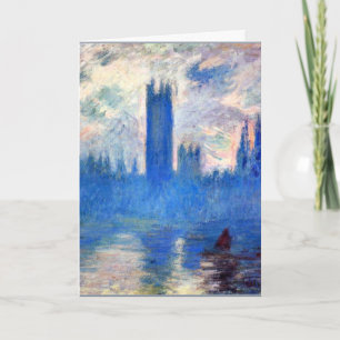 Cartão Monet - Houses of Parliament, Westminster