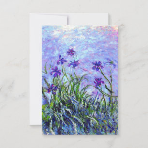 Cartão Monet Lilac Irises