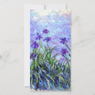 Cartão Monet Lilac Irises