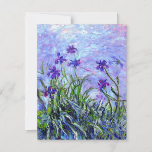Cartão Monet Lilac Irises