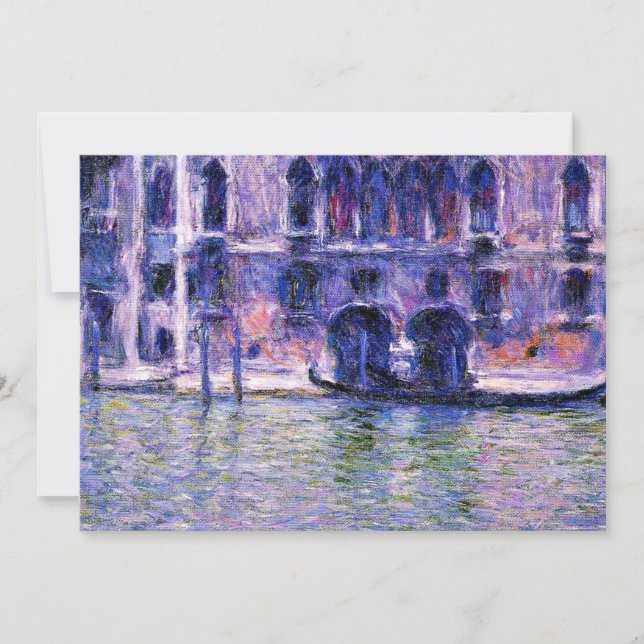 Cartão Monet - Palazzo da Mula (Frente)