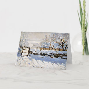 Cartão Monet - The Magpie