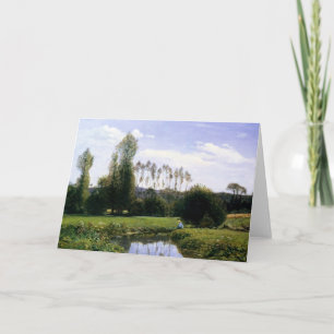 Cartão Monet - Vista em Rouelles Le Havre, belas artes