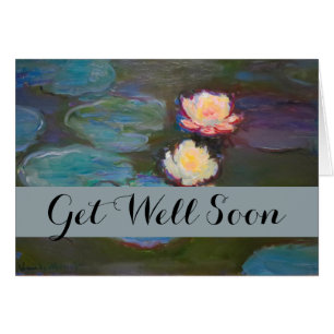 Cartão Monet Water Lily Lily Pond Waterlily Painting