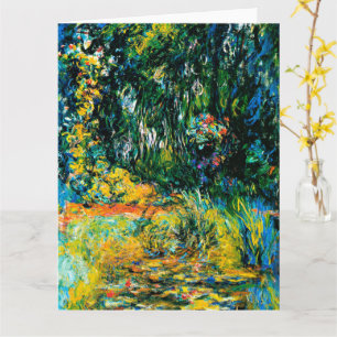 Cartão Monet - Water Lily Pond, 1918,