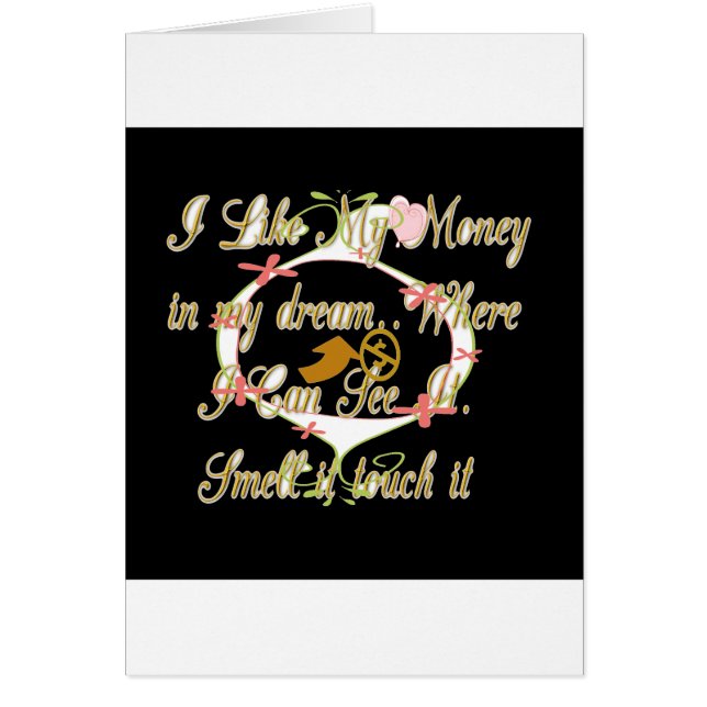 Cartão Money Bag Dream Design (Frente)