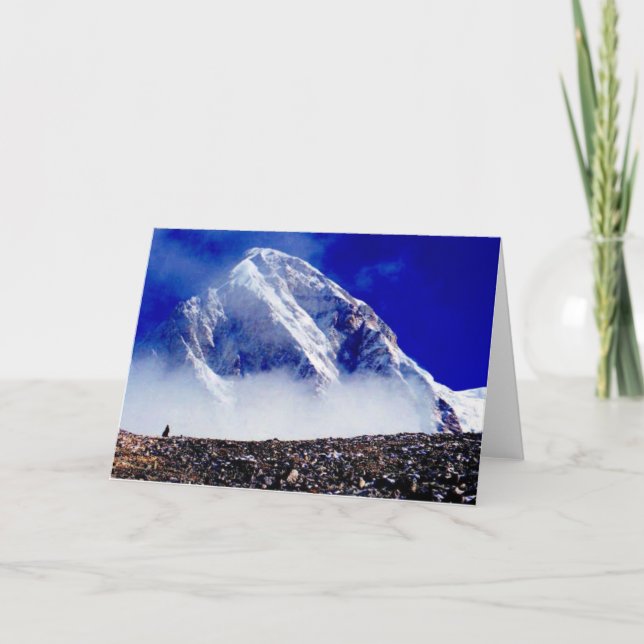 Cartão Monge e Pumori (Frente)