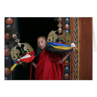 Cartão Monge nova com chapéus negros