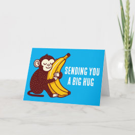 Cartão Monkey Love Banana