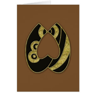 Cartão monograma retrorreflector - W