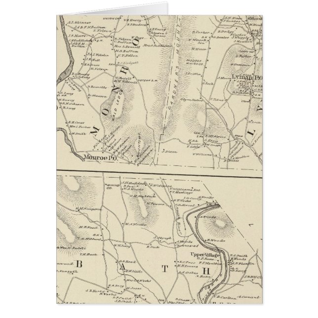 Cartão Monroe, Lyman, Bath (Frente)