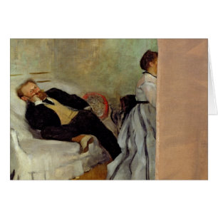 Cartão Monsieur de Edgar Degas e senhora Edouard Manet