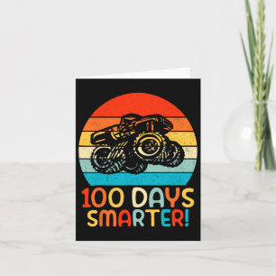 Cartão Monster Truck 100 Dias De Smar Na Escola