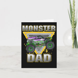 Cartão Monster Truck Monster Pai Monster Truck É Meu Cami