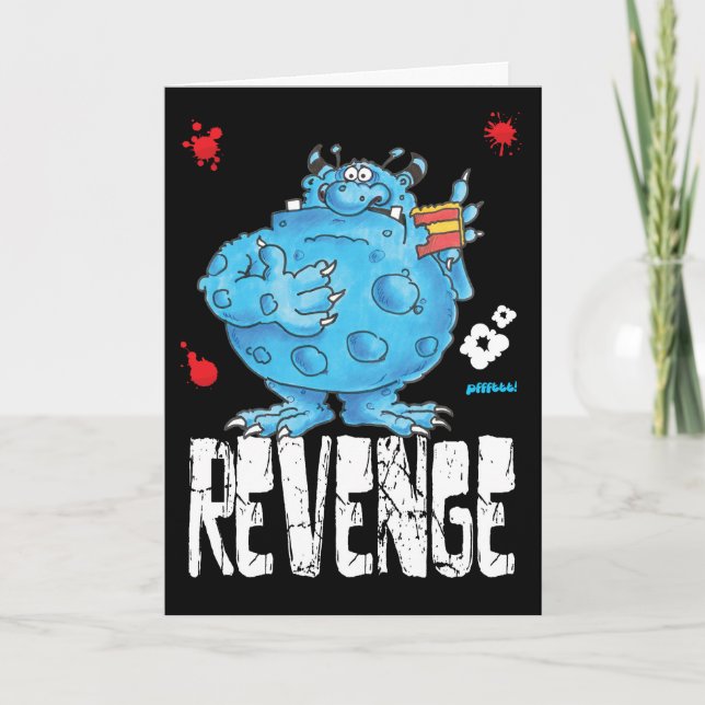 Cartão monstro de peidos (Frente)