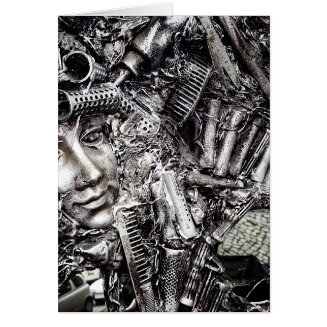 Cartão monstro do cabelo (Frente)