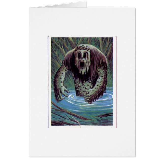 Cartão Monstro Mucky do vintage (Frente)