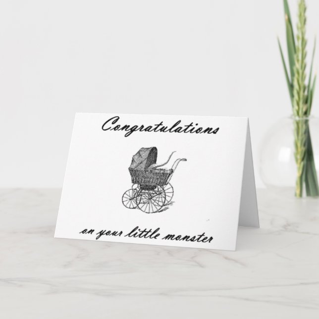 Cartão Monstro pequeno (Frente)