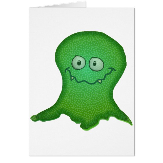 Cartão Monstro Verde (Frente)