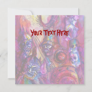 CARTÃO MONSTROS HALLOWEEN / GUERRA ORC