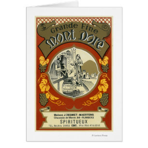 Cartão Mont Dore Wine LabelEurope