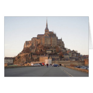 Cartão Mont Santo-Michel, França