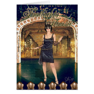 Cartão Montagem do Floosie dos Footlights