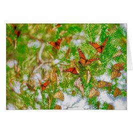 Cartão Montagem do monarca