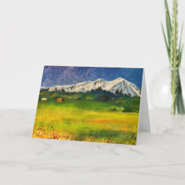 Cartão Montagem Sopris em Carbondale, Colorado
