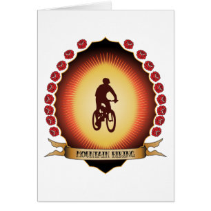 Cartão Montanha que Biking Mandorla