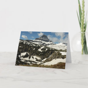Cartão Montanha Reynolds desde Logan Pass no Glacier Park