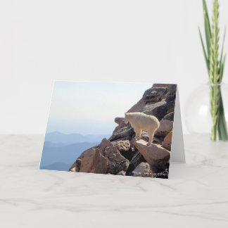 Cartão Montanha Rochosa Alta