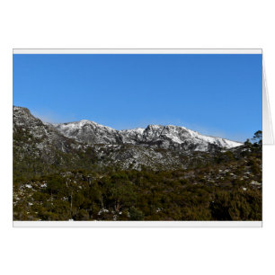 CARTÃO MONTANHA TASMÂNIA AUSTRÁLIA DO BERÇO