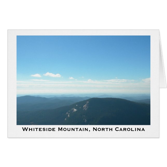 Cartão Montanha Whiteside (Título) (Frente horizontal)