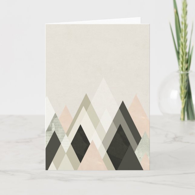 Cartão Montanhas além das montanhas III (Frente)