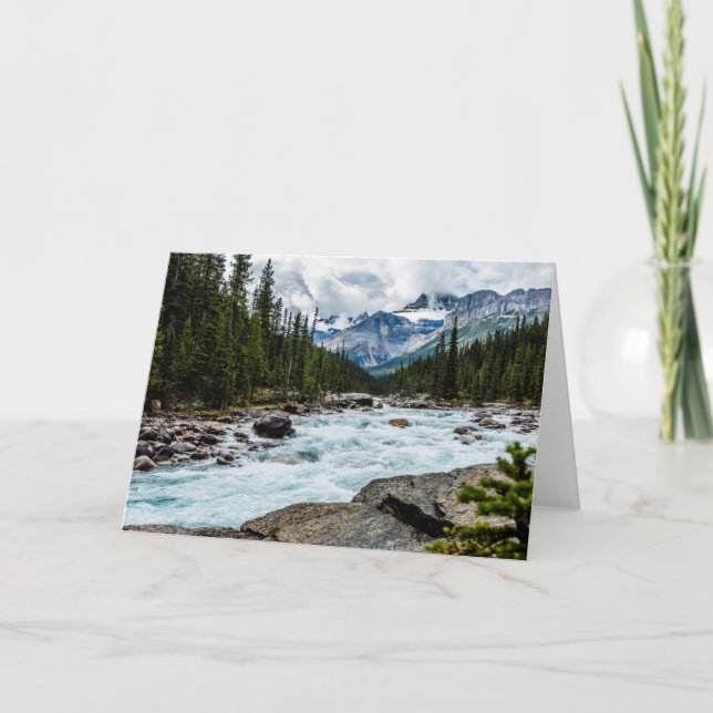 Cartão Montanhas | Banff National Park Alberta, Canadá (Frente)