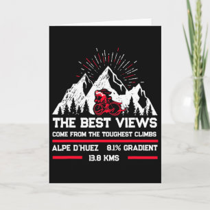 Cartão Montanhas de Ciclismo Alpe D'huez