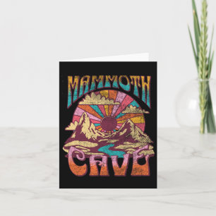 Cartão Montanhas do Caverno Mammoth Kentucky Nature Hikin