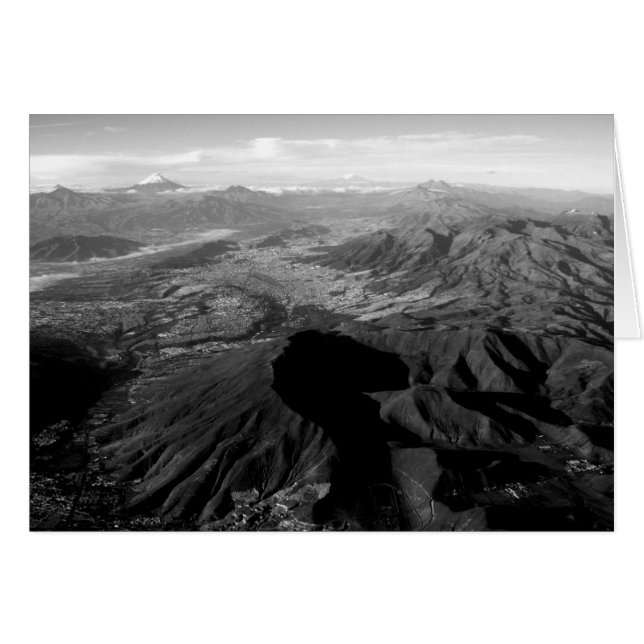 Cartão Montanhas do Equador (Frente Horizontal)