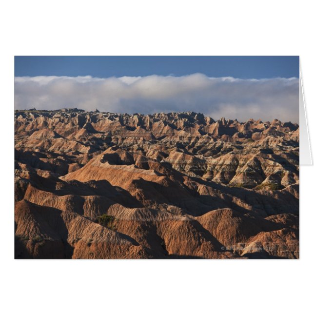 Cartão Montanhas em Nevoeiro da Manhã (Frente Horizontal)