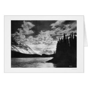 Cartão Montanhas gloriosas 1920 de Alaska