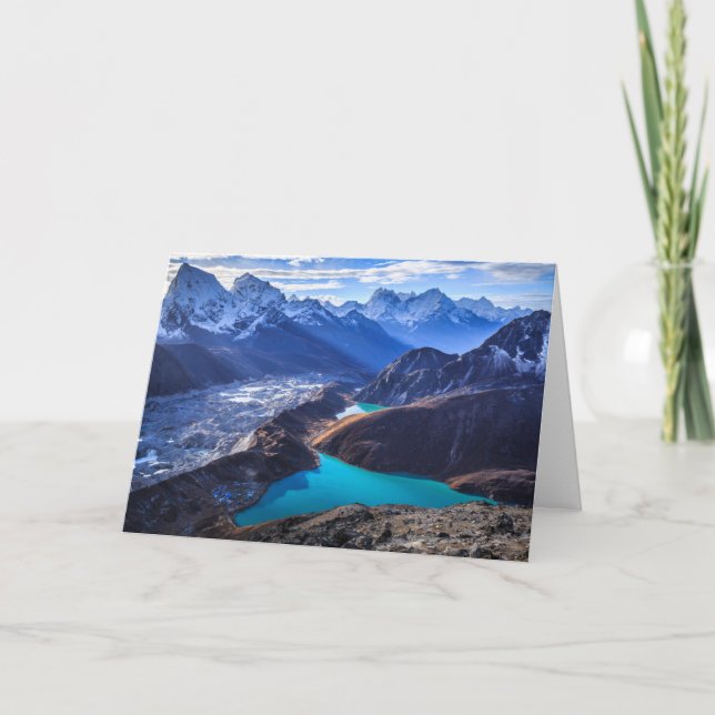Cartão Montanhas | Montanhas Himalaya, Peru (Frente)