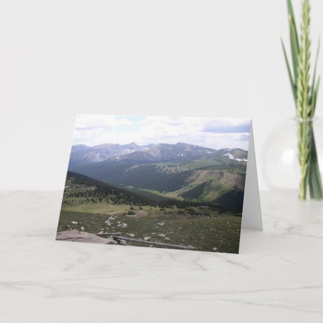 Cartão Montanhas Rochosas (Frente)