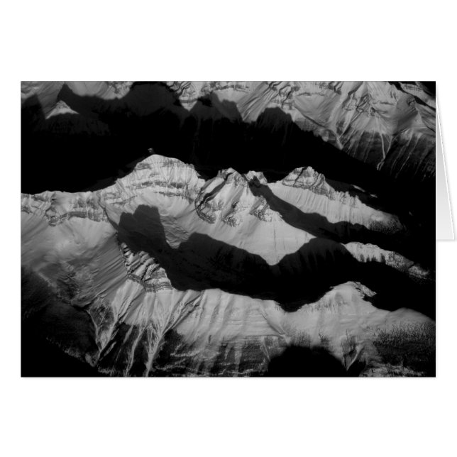 Cartão Montanhas rochosas (Frente Horizontal)